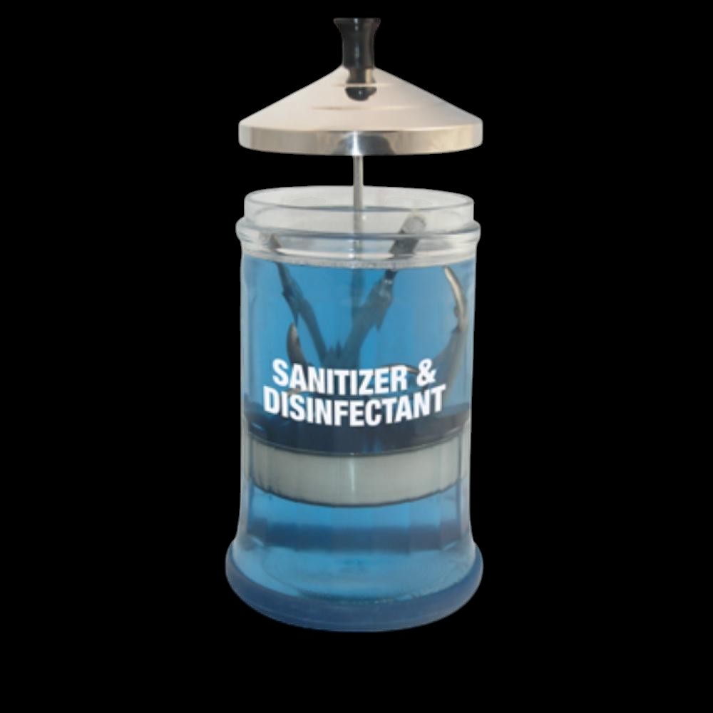 DL Pro Glass Disinfectant Jar 21oz by Beauty Supply 123 Outlet