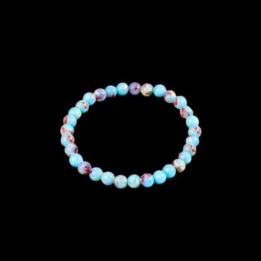 Empath’s Shield – Aqua Terra Jasper Bracelet | 6mm - AetherLux.Shop