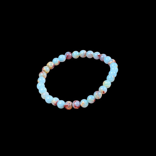 Empath’s Shield – Aqua Terra Jasper Bracelet | 6mm - AetherLux.Shop