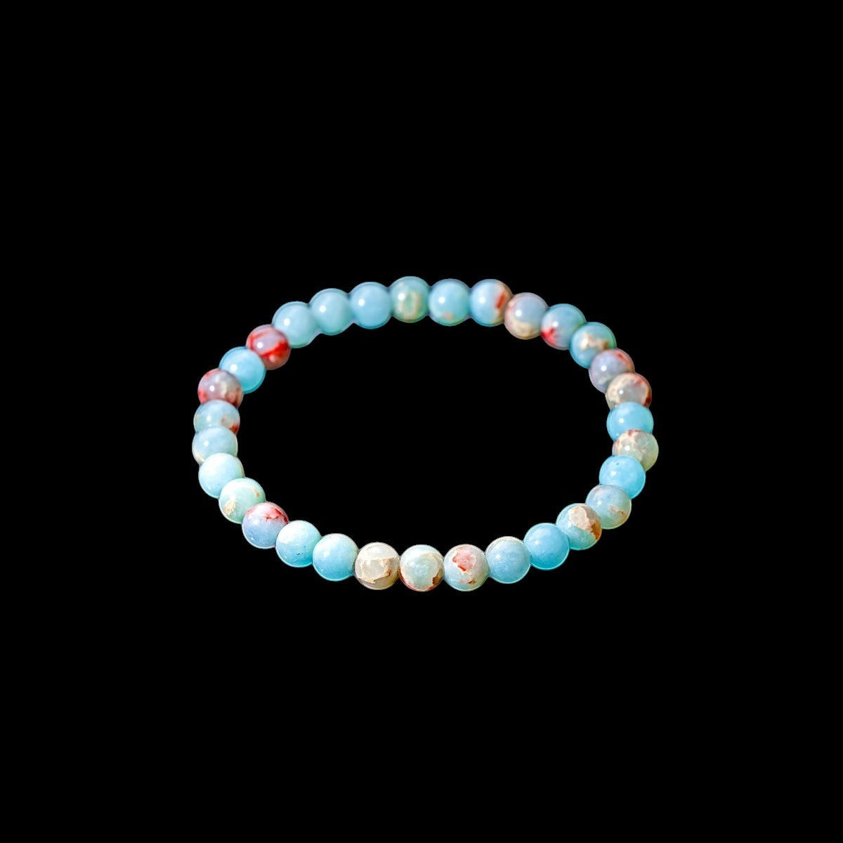 Empath’s Shield – Aqua Terra Jasper Bracelet | 6mm by Conscious Items
