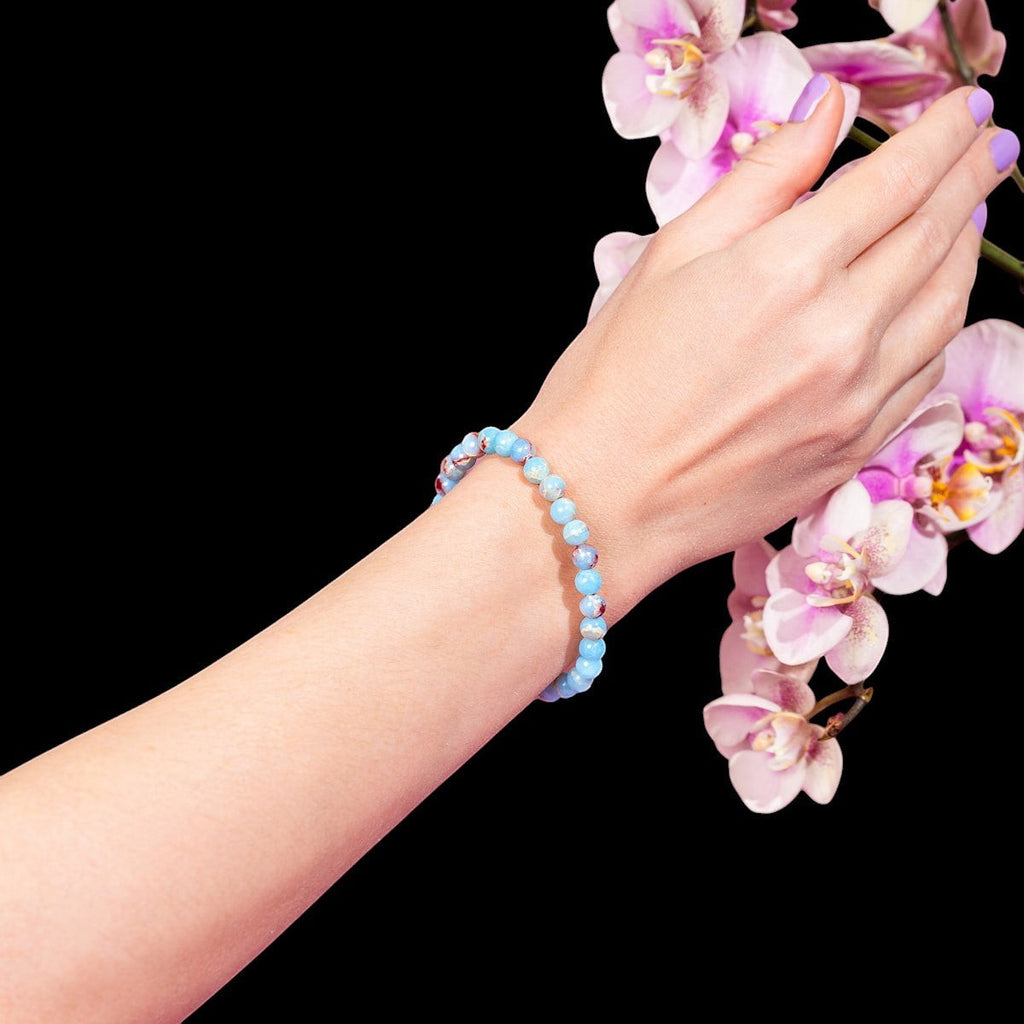 Empath’s Shield – Aqua Terra Jasper Bracelet | 6mm by Conscious Items