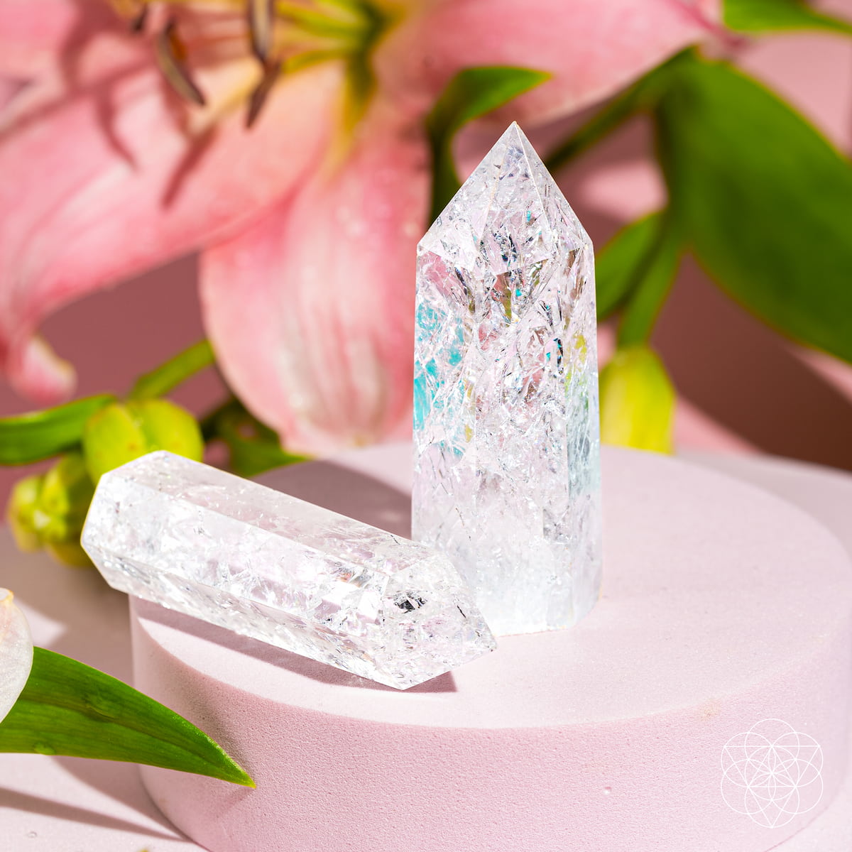 Limitless Manifestation - Ice Quartz Point by Conscious Items