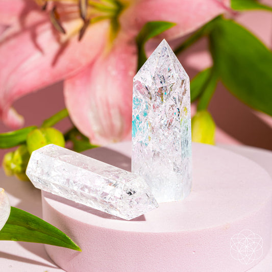 Limitless Manifestation - Ice Quartz Point by Conscious Items