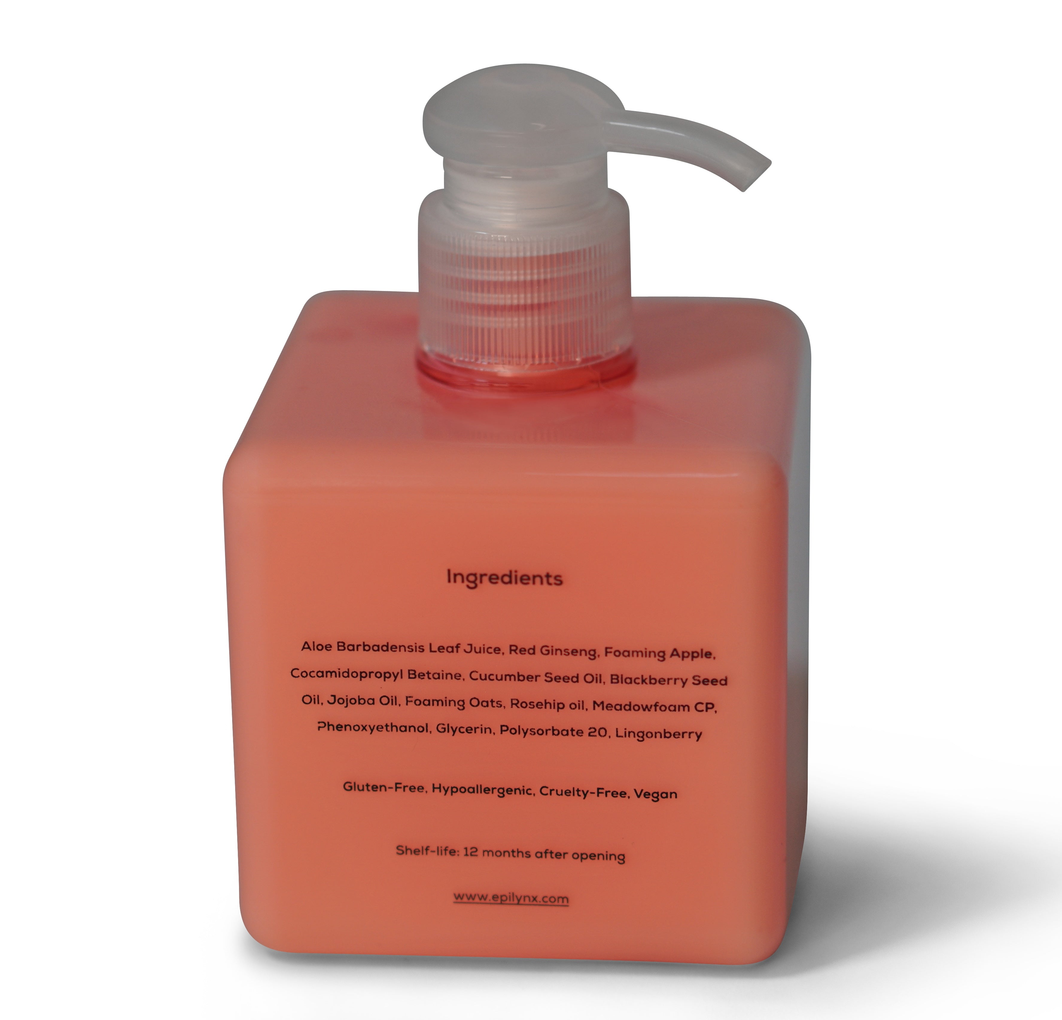 Gentle Hydrating Facial Cleanser – Aloe, Cucumber & Antioxidants (Nut-Free, Gluten-Free, Vegan) by EpiLynx