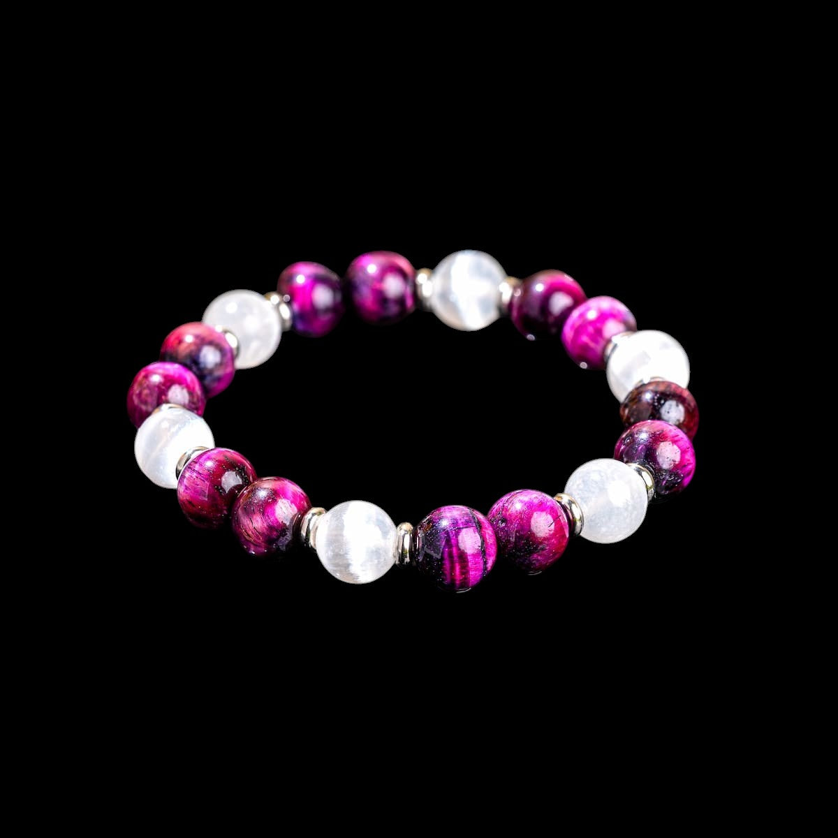 Shape Your Future – Pink Galaxy Tiger’s Eye Bracelet by Conscious Items