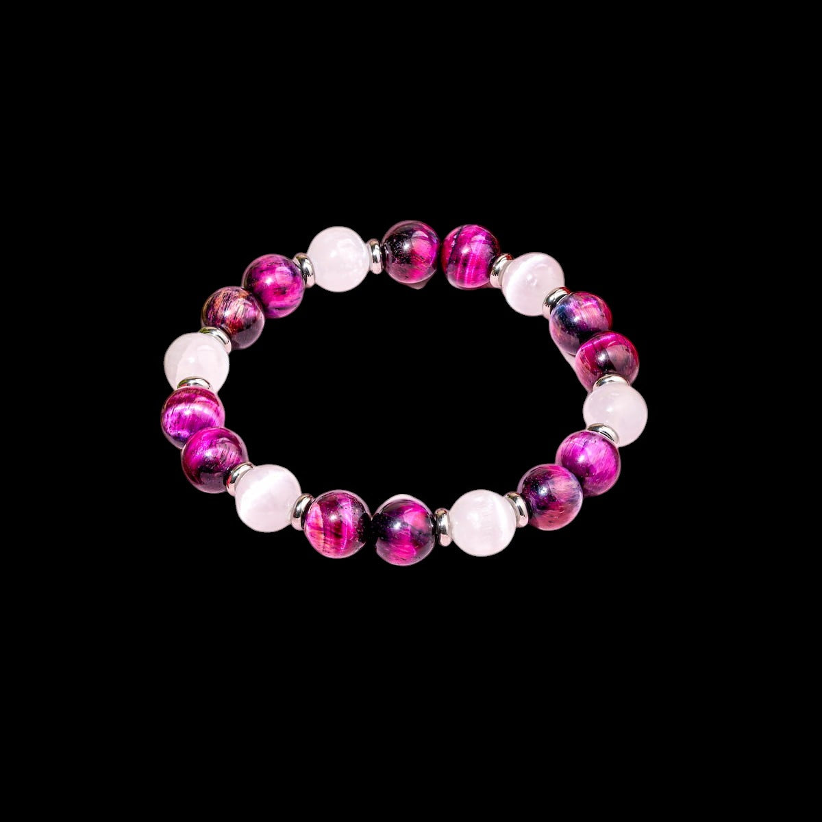 Shape Your Future – Pink Galaxy Tiger’s Eye Bracelet by Conscious Items