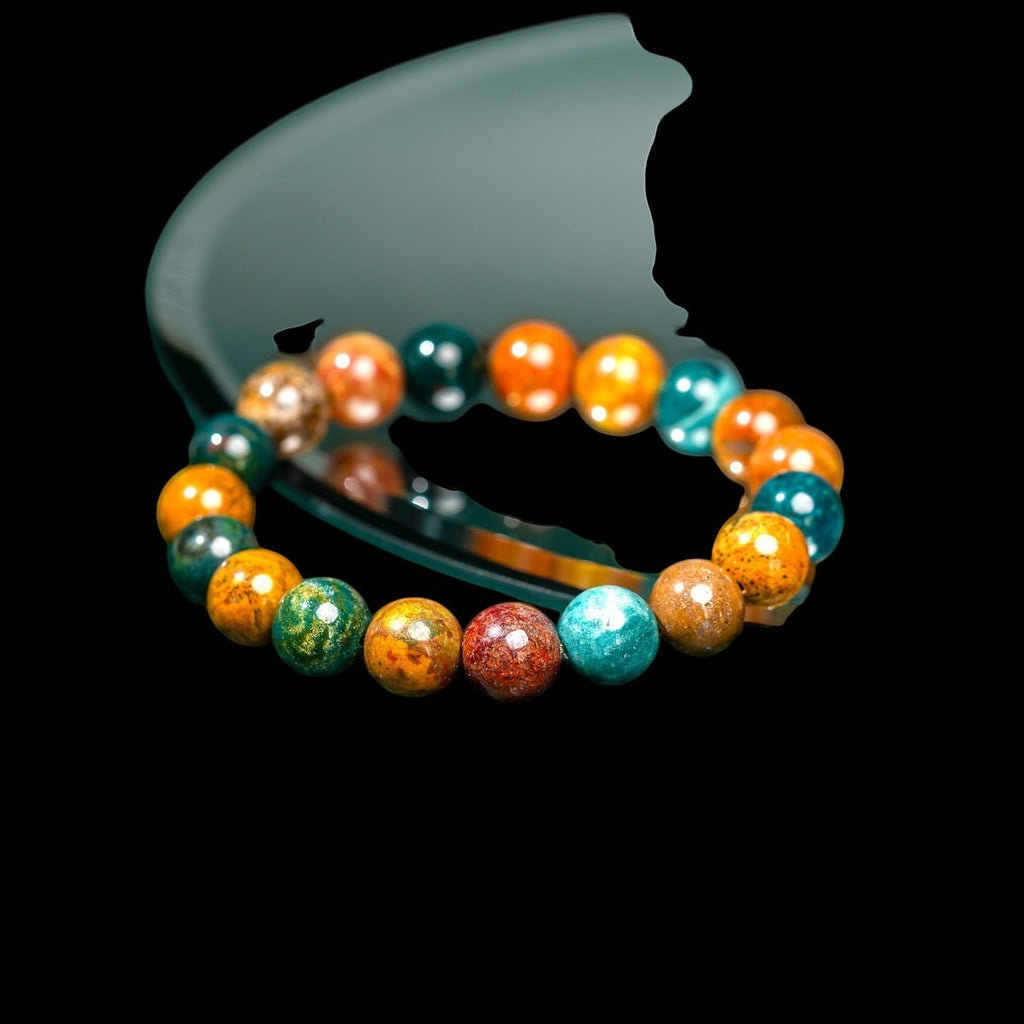 Quiet My Mind – Ocean Jasper Bracelet by Conscious Items