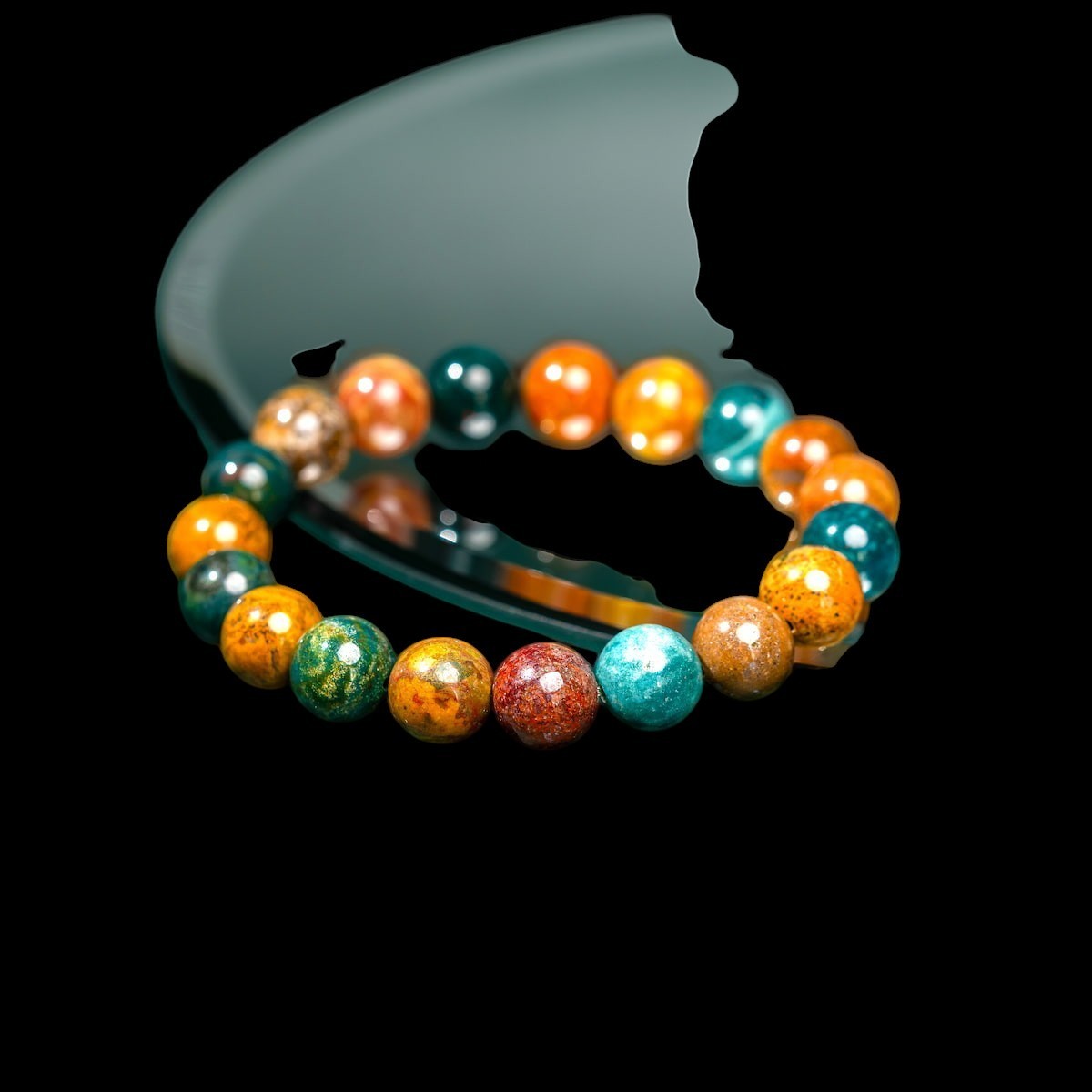 Quiet My Mind – Ocean Jasper Bracelet by Conscious Items