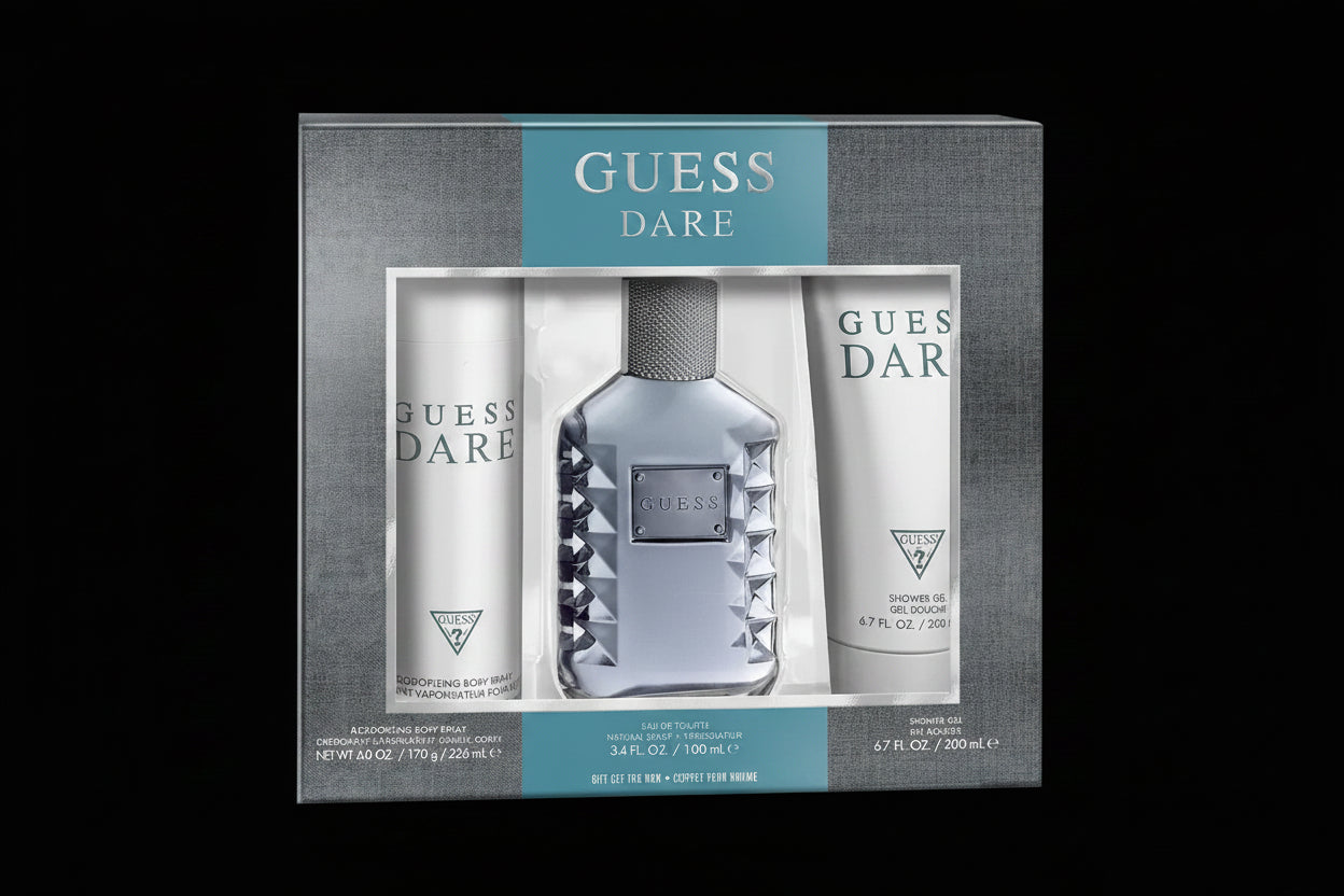 Dare By Guess For Men (3pc Gift Set) by perfumesandrea