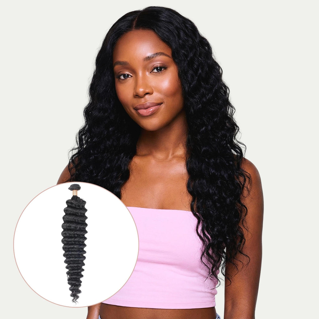 Deep Wave 100% Human Hair Bundles by Private Label