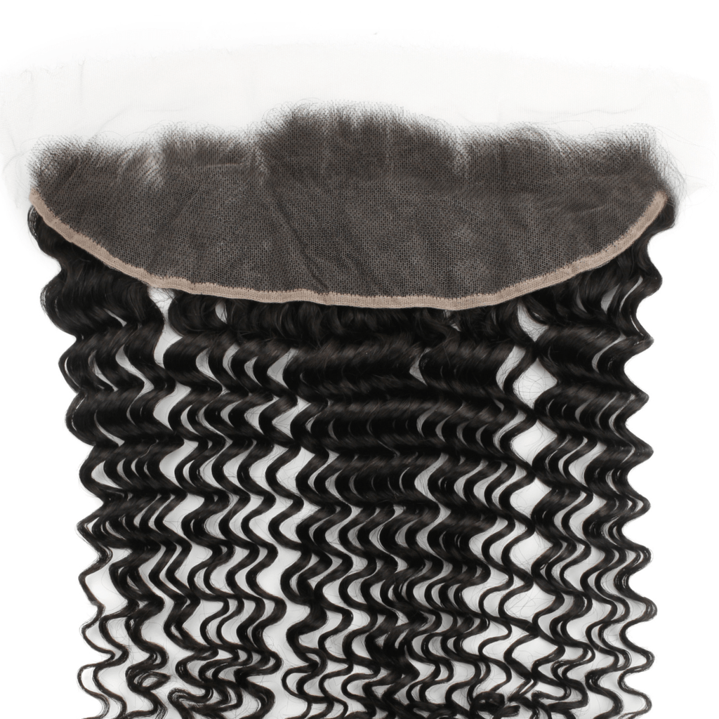 Deep Wave 13x4 HD Lace Human Hair Frontal by Private Label