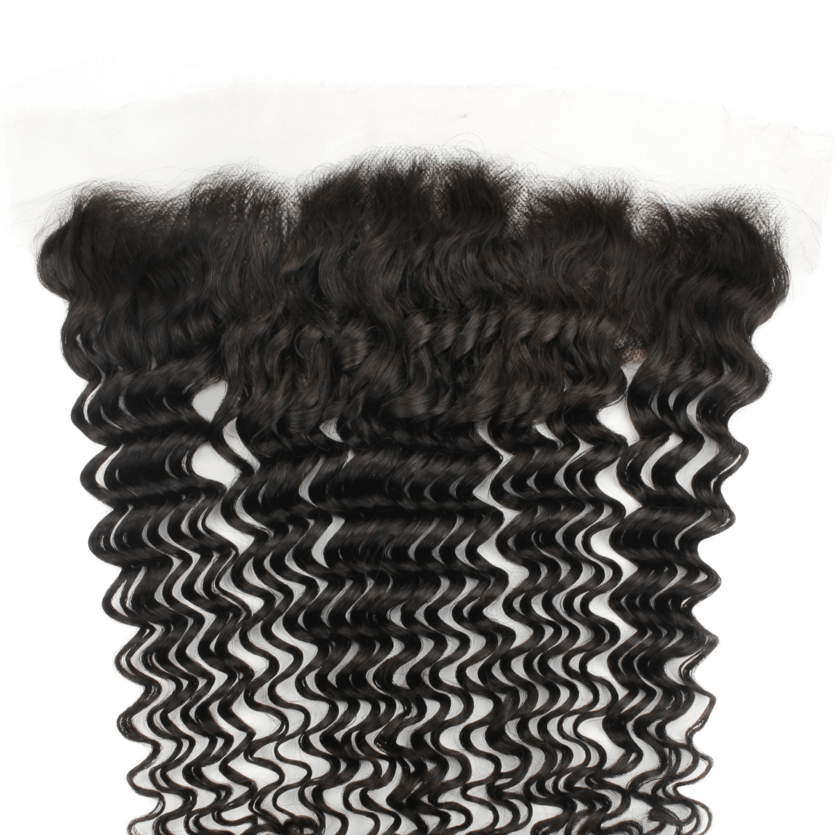 Deep Wave 13x4 HD Lace Human Hair Frontal by Private Label