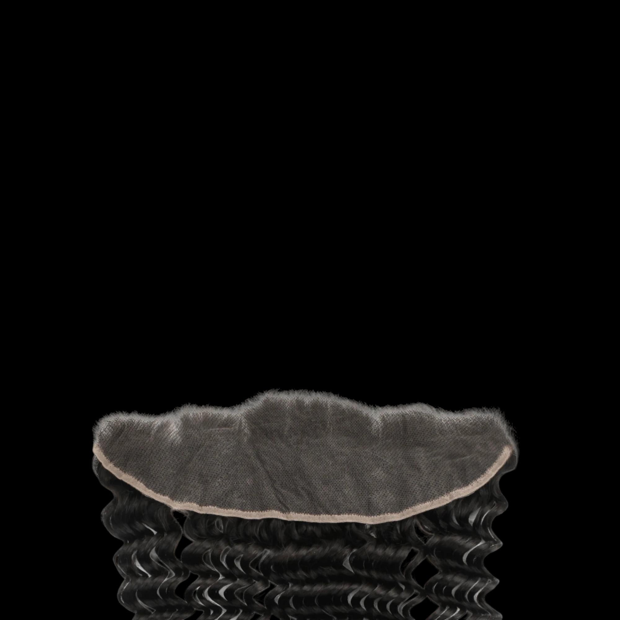 Deep Wave 13x4 HD Lace Human Hair Frontal by Private Label