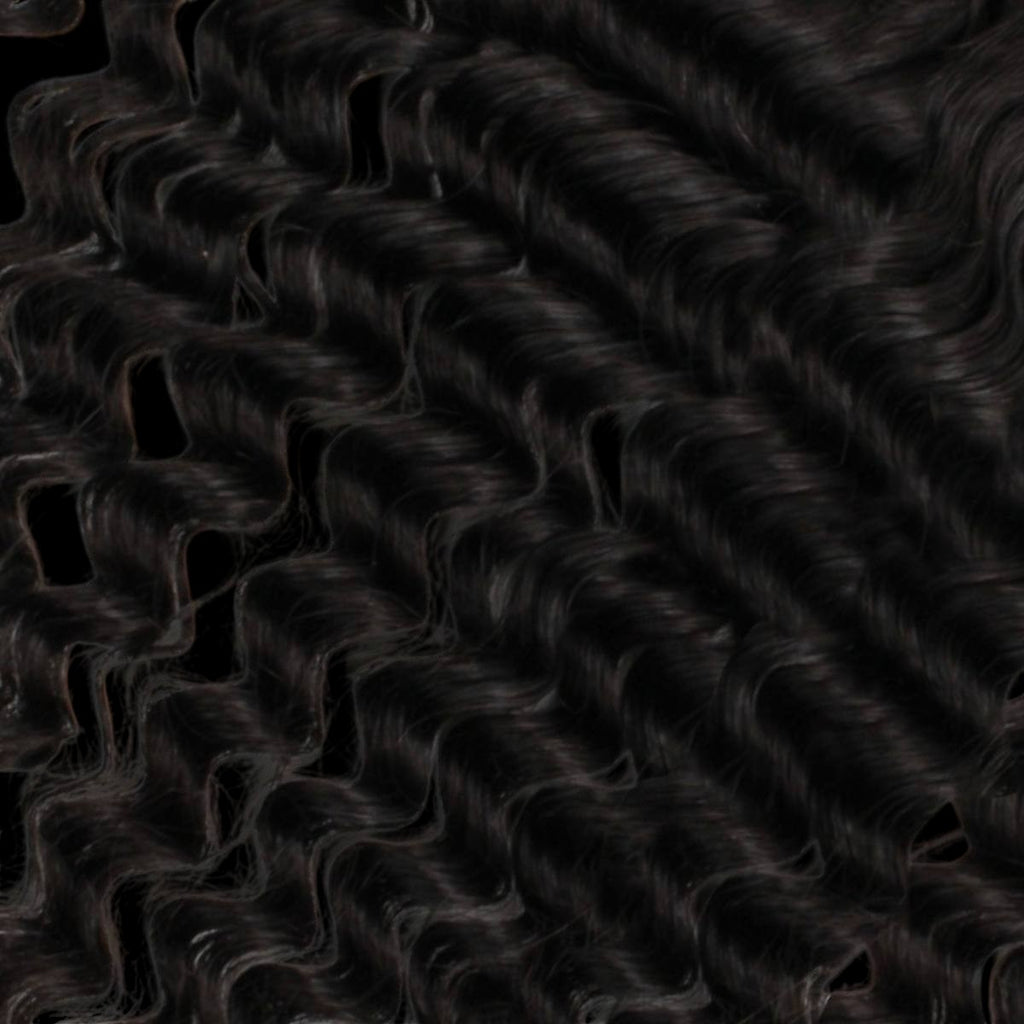 Deep Wave 13x4 Transparent Lace Human Hair Frontal by Private Label