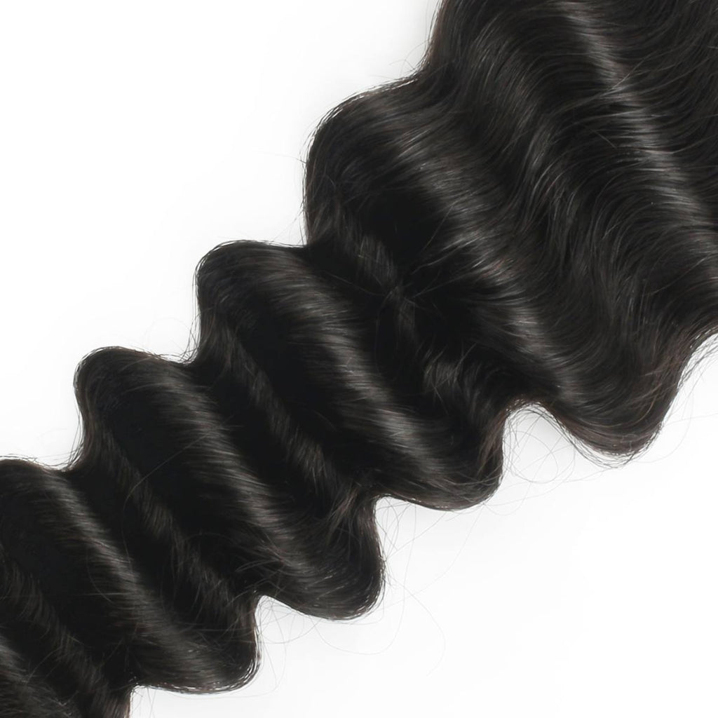 Deep Wave 2x6 Transparent Lace Human Hair Closure by Private Label