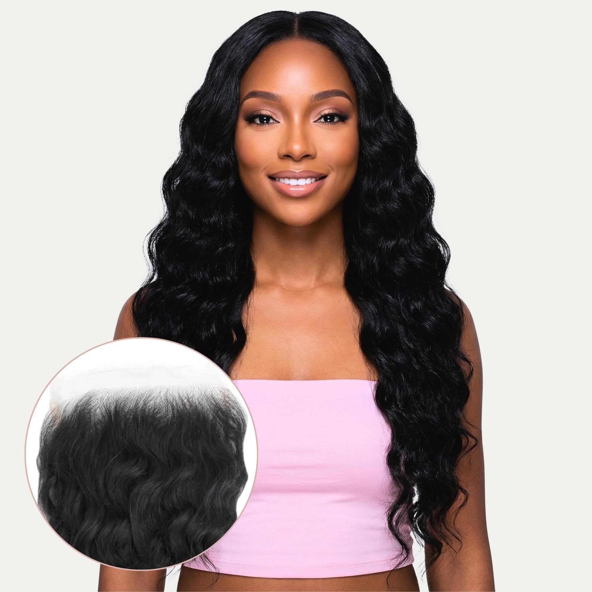 Deep Wave 5x5 HD Lace Human Hair Closure by Private Label