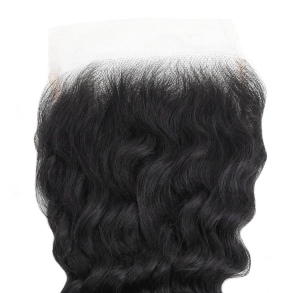 Deep Wave 5x5 Transparent Lace Human Hair Closure by Private Label