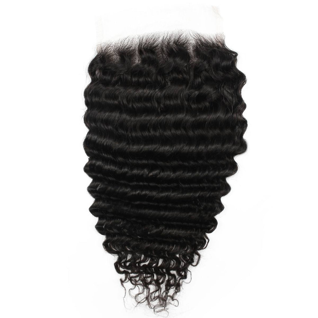 Deep Wave 6x6 HD Lace Human Hair Closure by Private Label