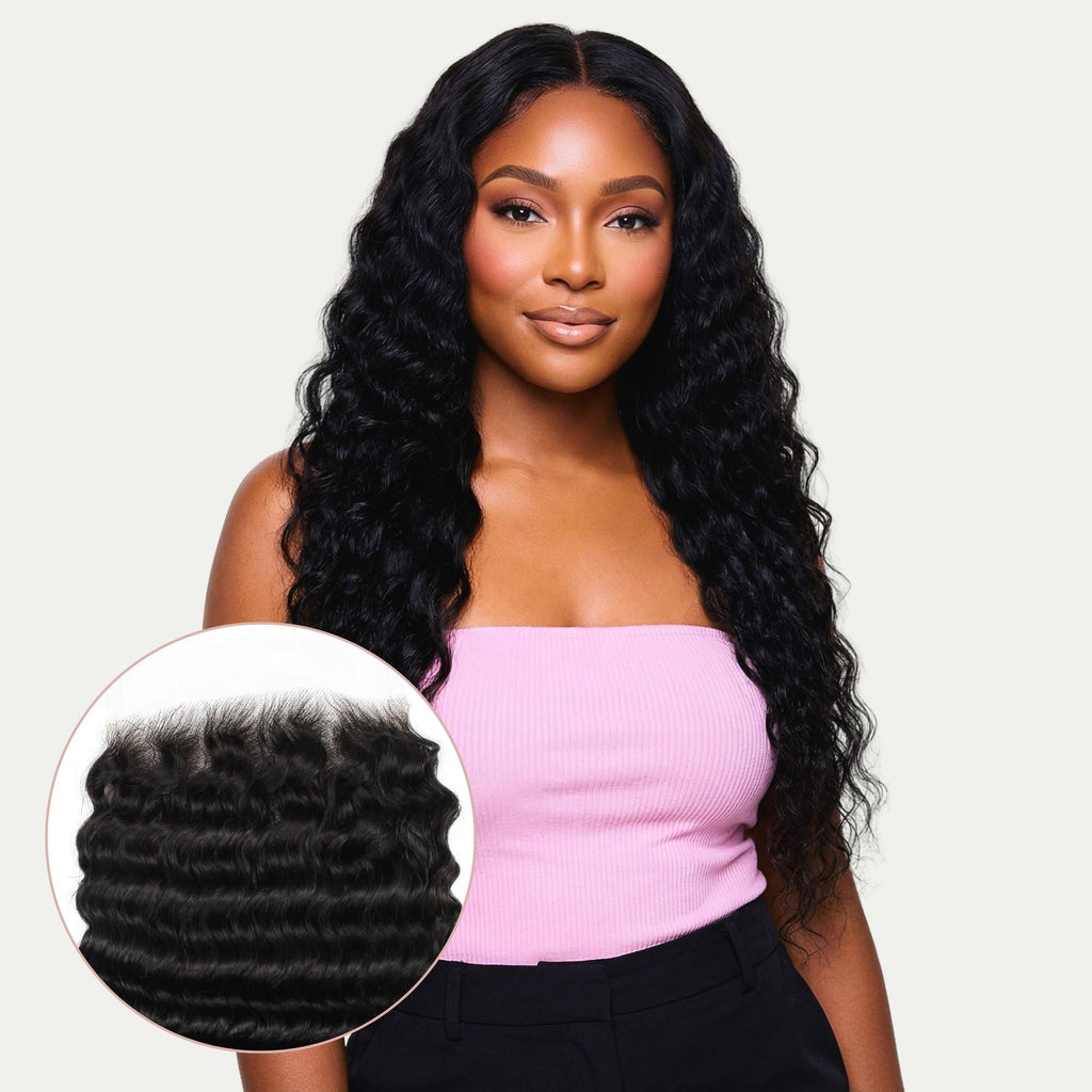 Deep Wave 6x6 HD Lace Human Hair Closure by Private Label