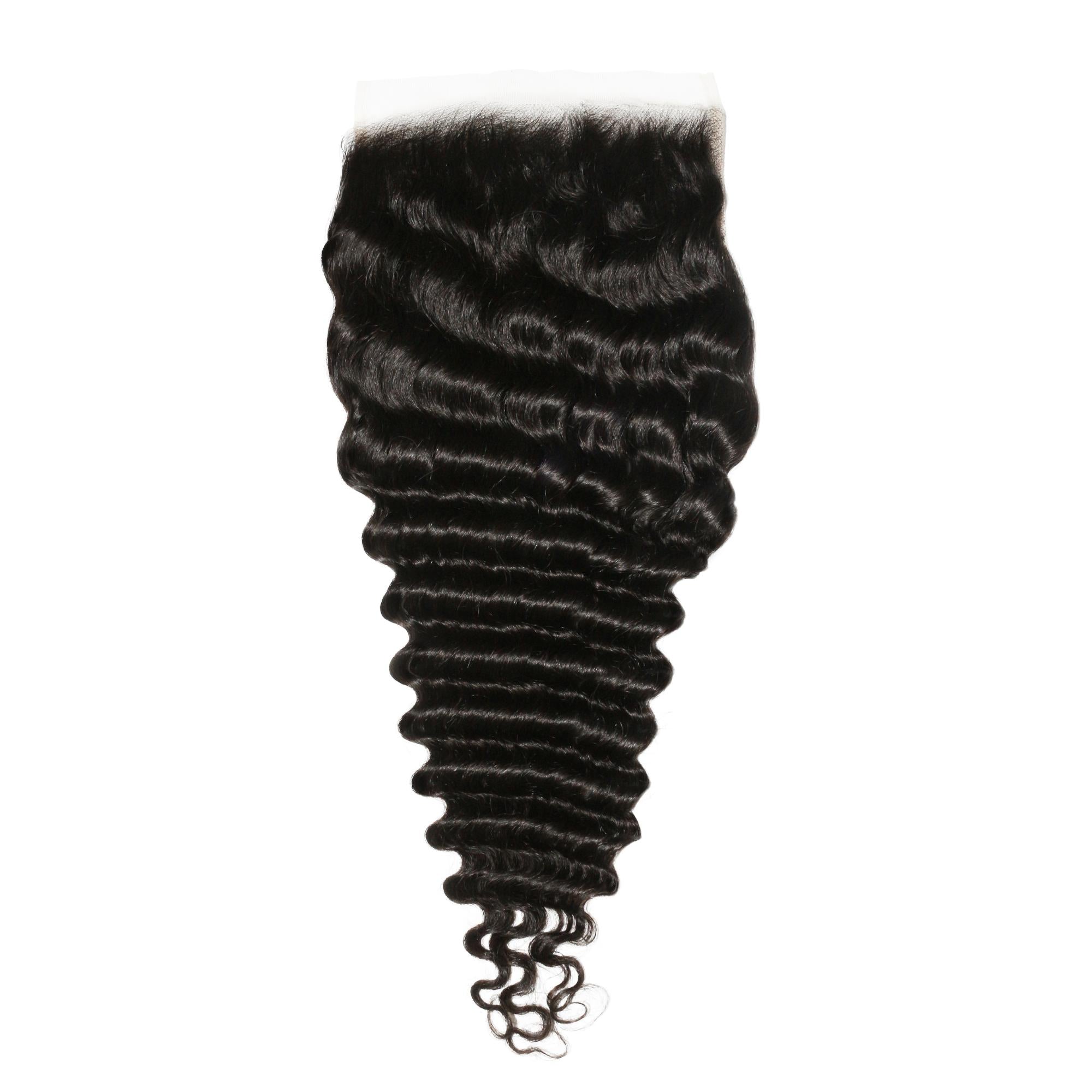 Deep Wave 7x7 HD Lace Human Hair Closure by Private Label