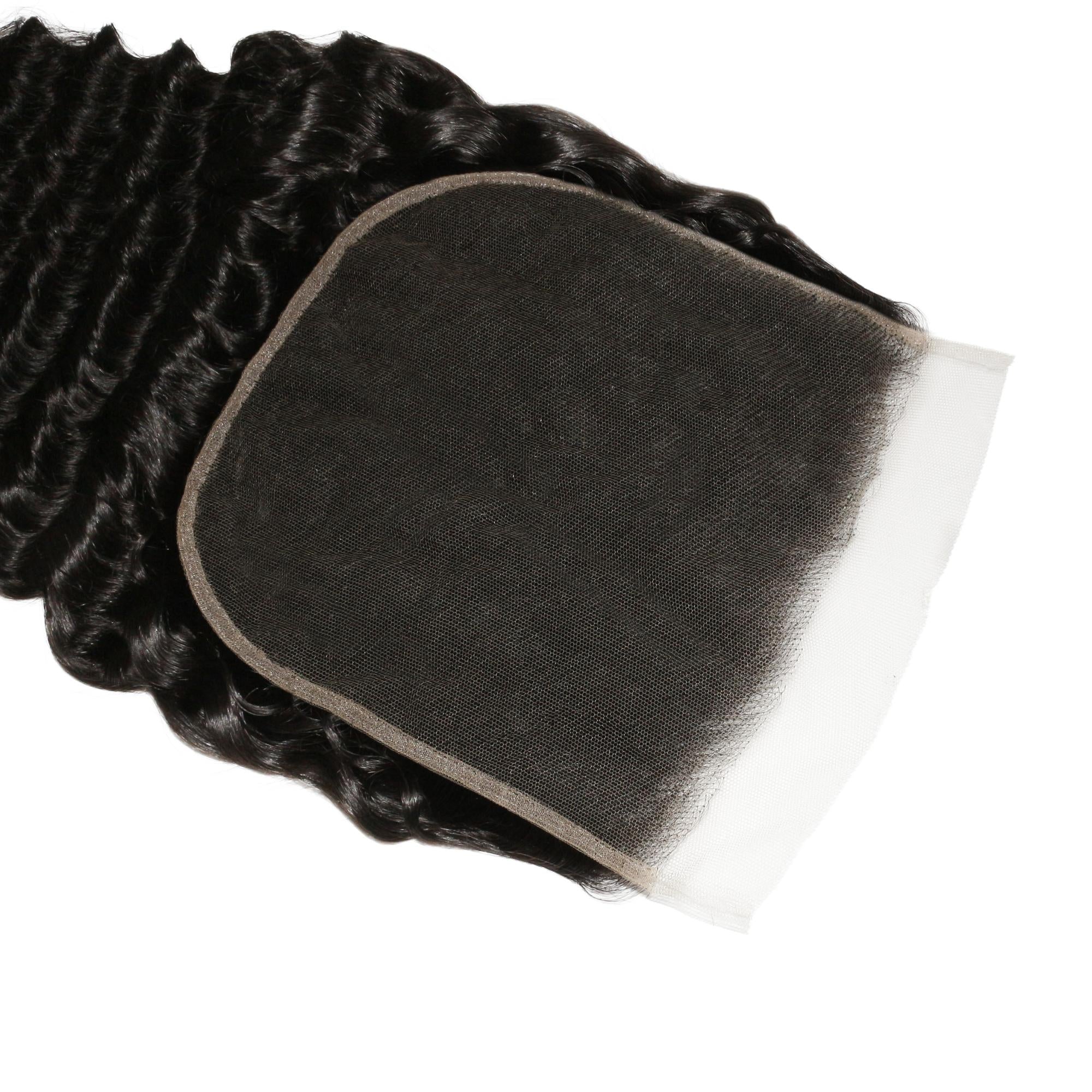 Deep Wave 7x7 HD Lace Human Hair Closure by Private Label