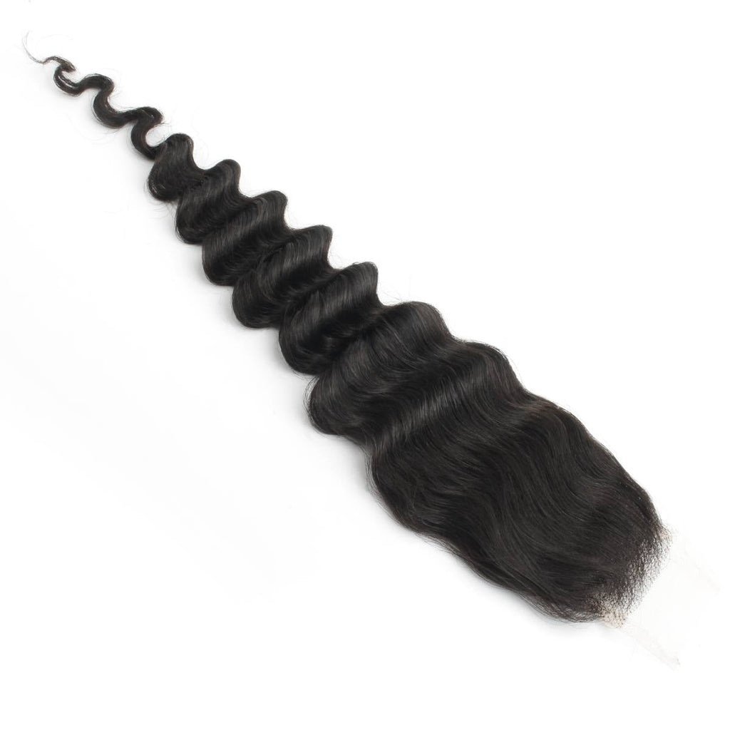 Deep Wave 2x6 HD Lace Human Hair Closure by Private Label