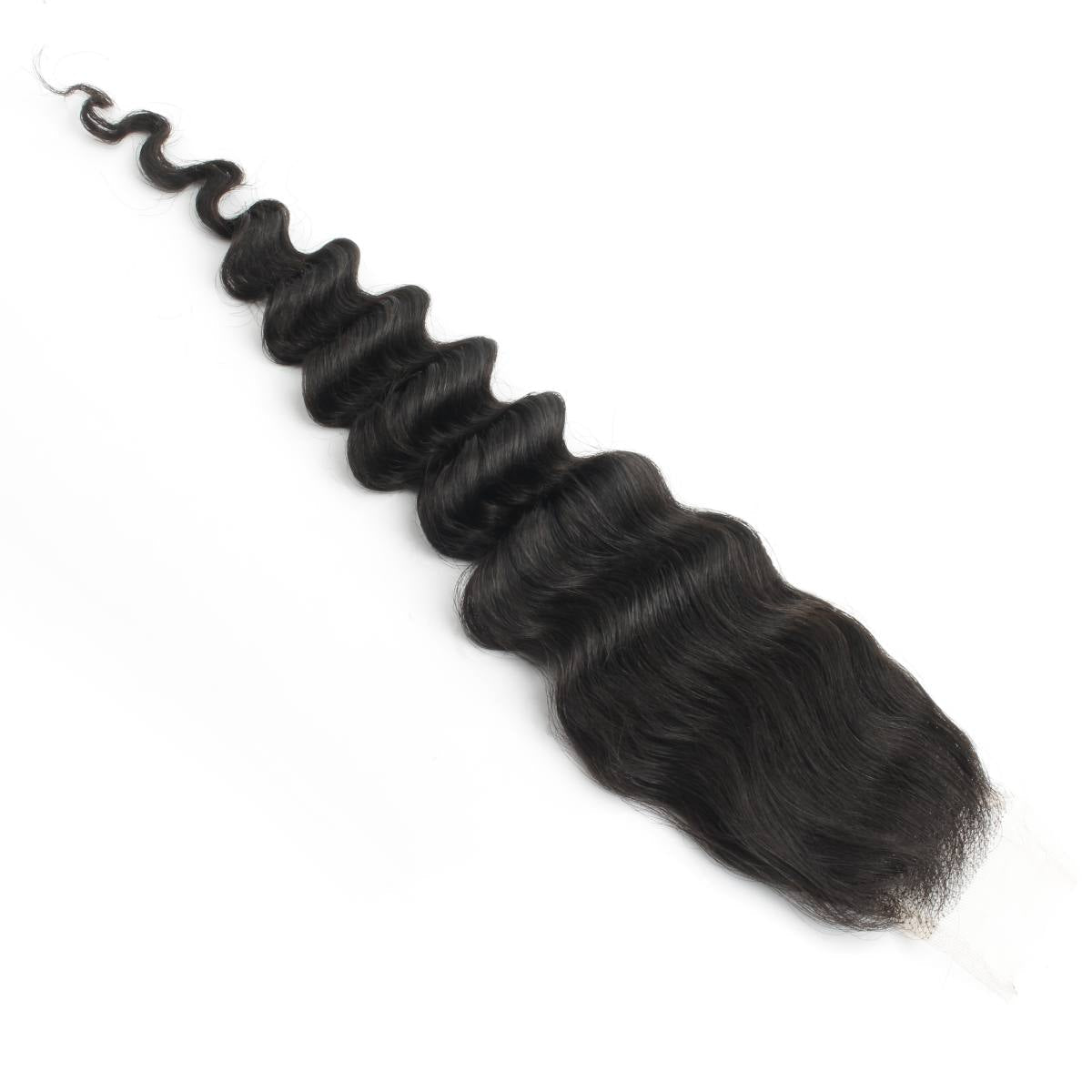 Deep Wave 2x6 HD Lace Human Hair Closure by Private Label