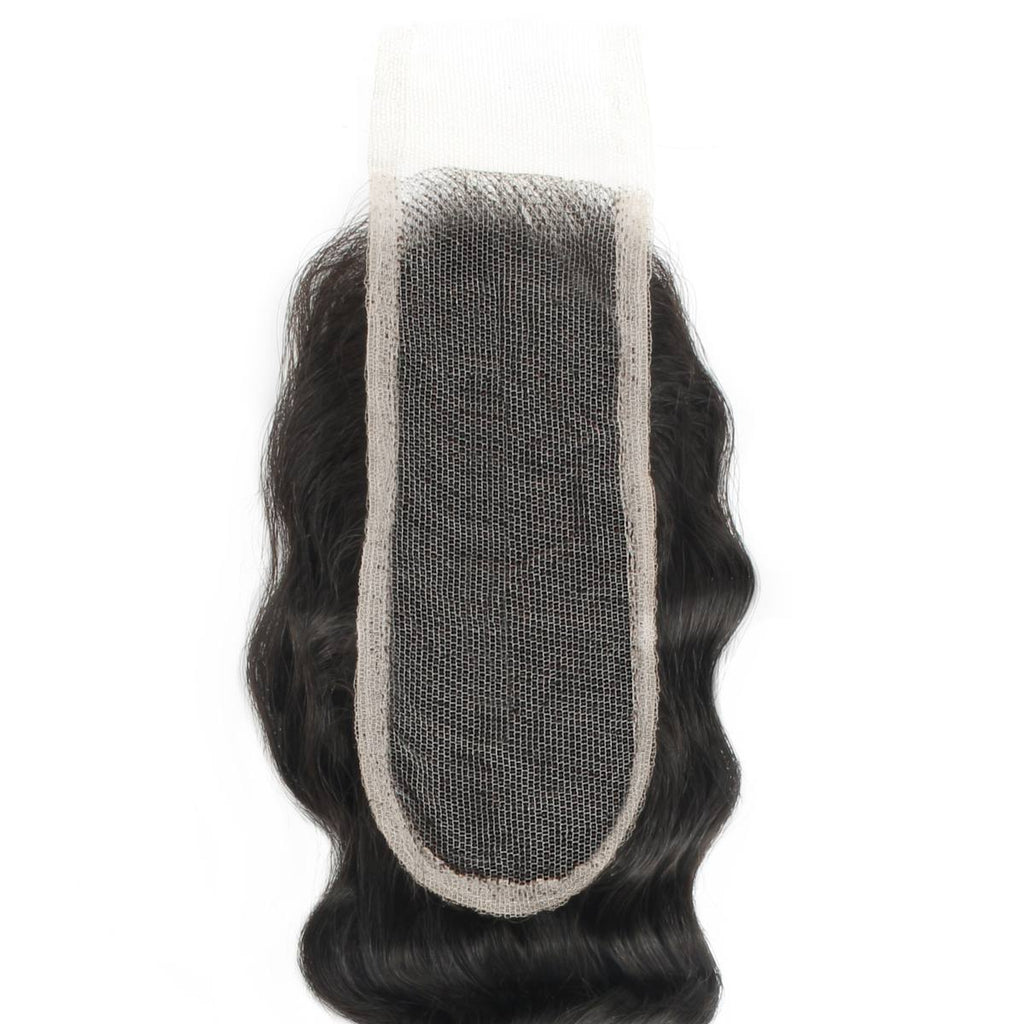 Deep Wave 2x6 Transparent Lace Human Hair Closure by Private Label