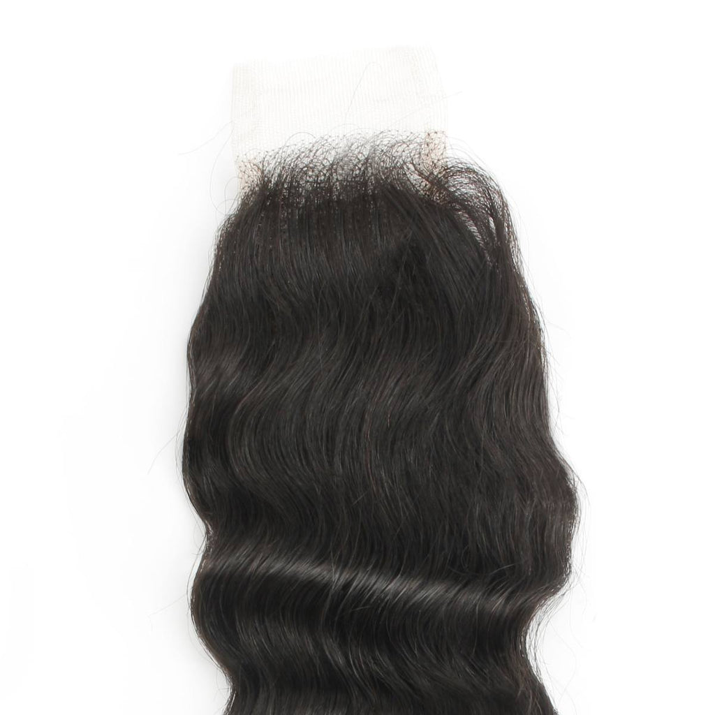 Deep Wave 2x6 Transparent Lace Human Hair Closure by Private Label