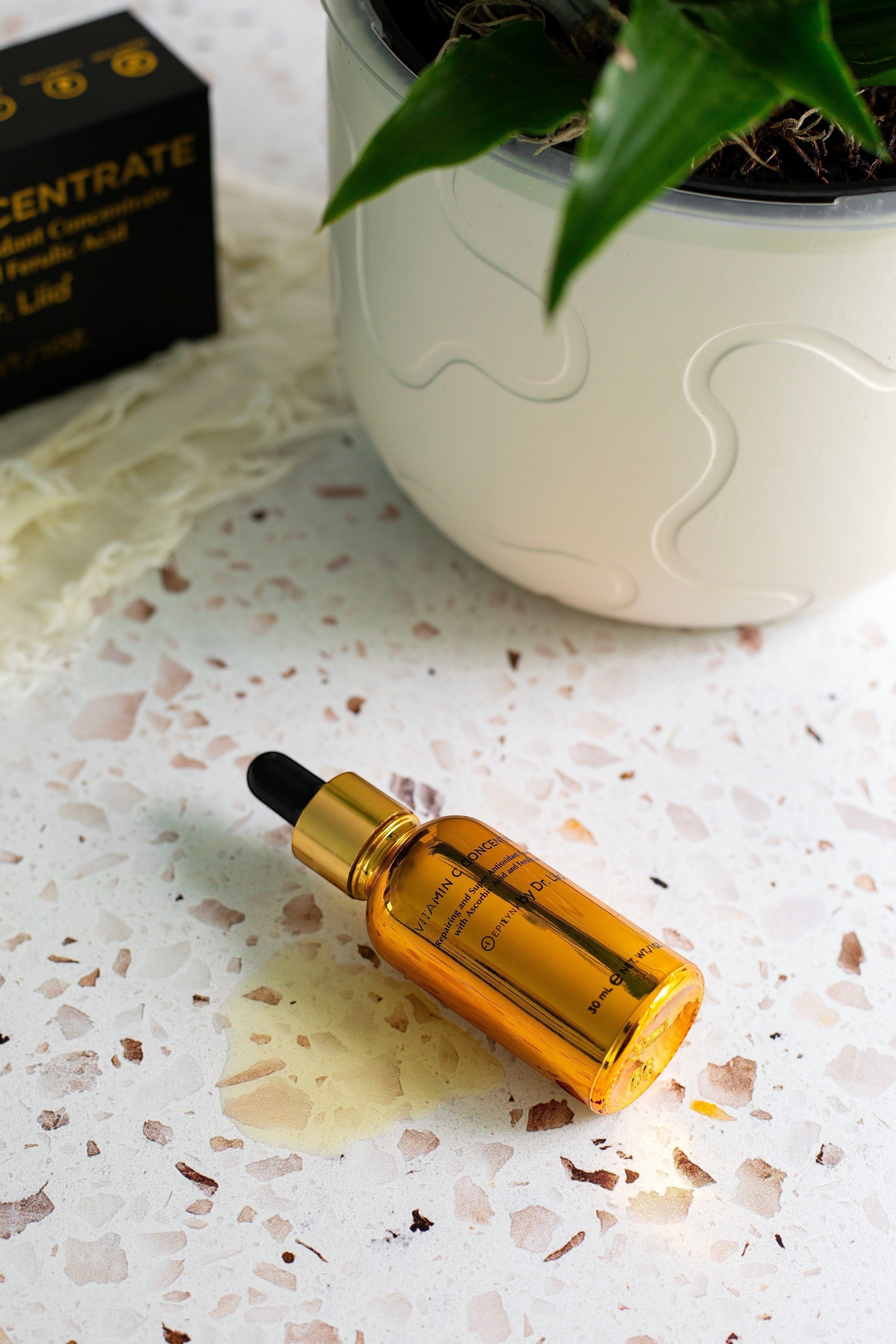 Brightening Vitamin C Glow Serum for Sensitive & Dry Skin – Vegan, Gluten-Free, Anti-Aging, Fragrance-Free by EpiLynx