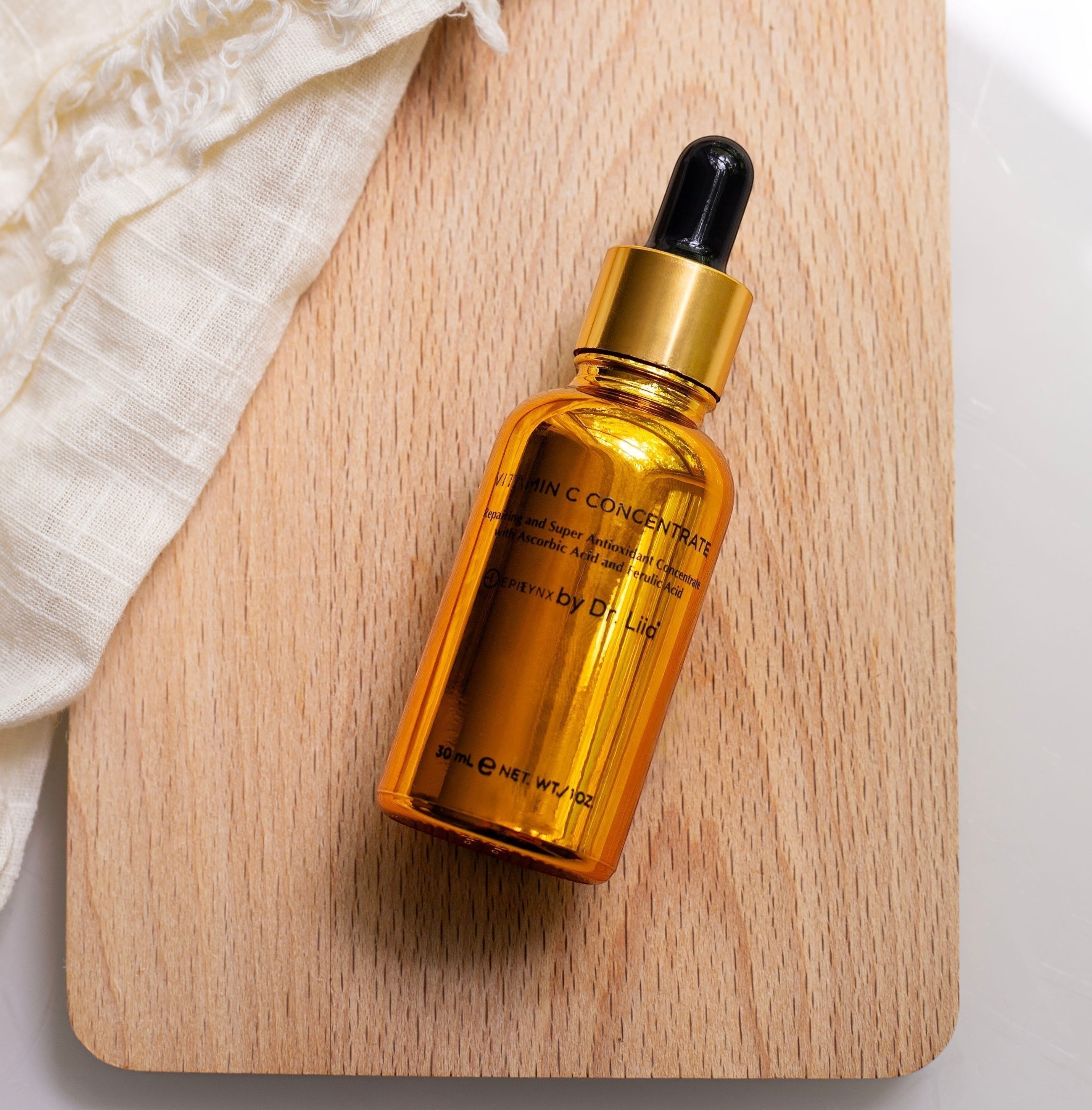 Brightening Vitamin C Glow Serum for Sensitive & Dry Skin – Vegan, Gluten-Free, Anti-Aging, Fragrance-Free by EpiLynx