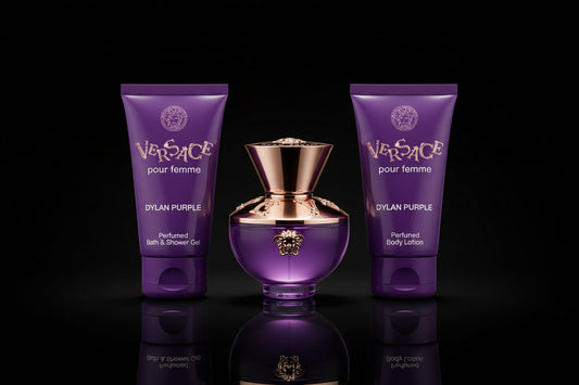 Dylan Purple By Versace For Women 3Pcs Set EDP Spray (1.7oz) by perfumesandrea