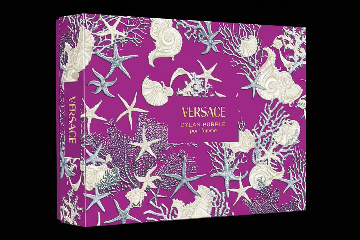 Dylan Purple By Versace For Women 4Pcs Set EDP Spray by perfumesandrea