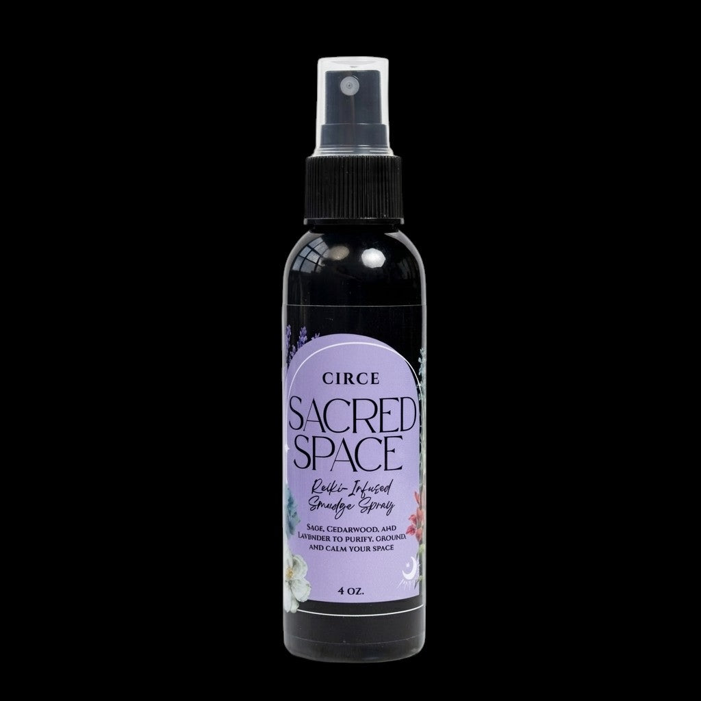 Sacred Space Smudge Spray – 4 oz Cleansing & Purifying Mist by Circe Boutique