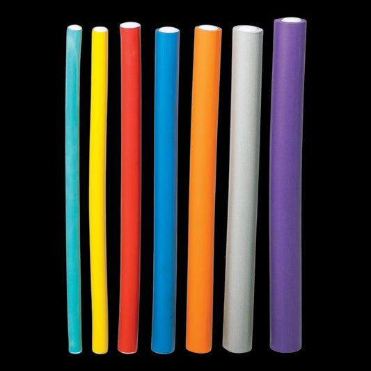 Perm Rods - Rubber Rods Set - Assorted Sizes by Beauty Supply 123 Outlet