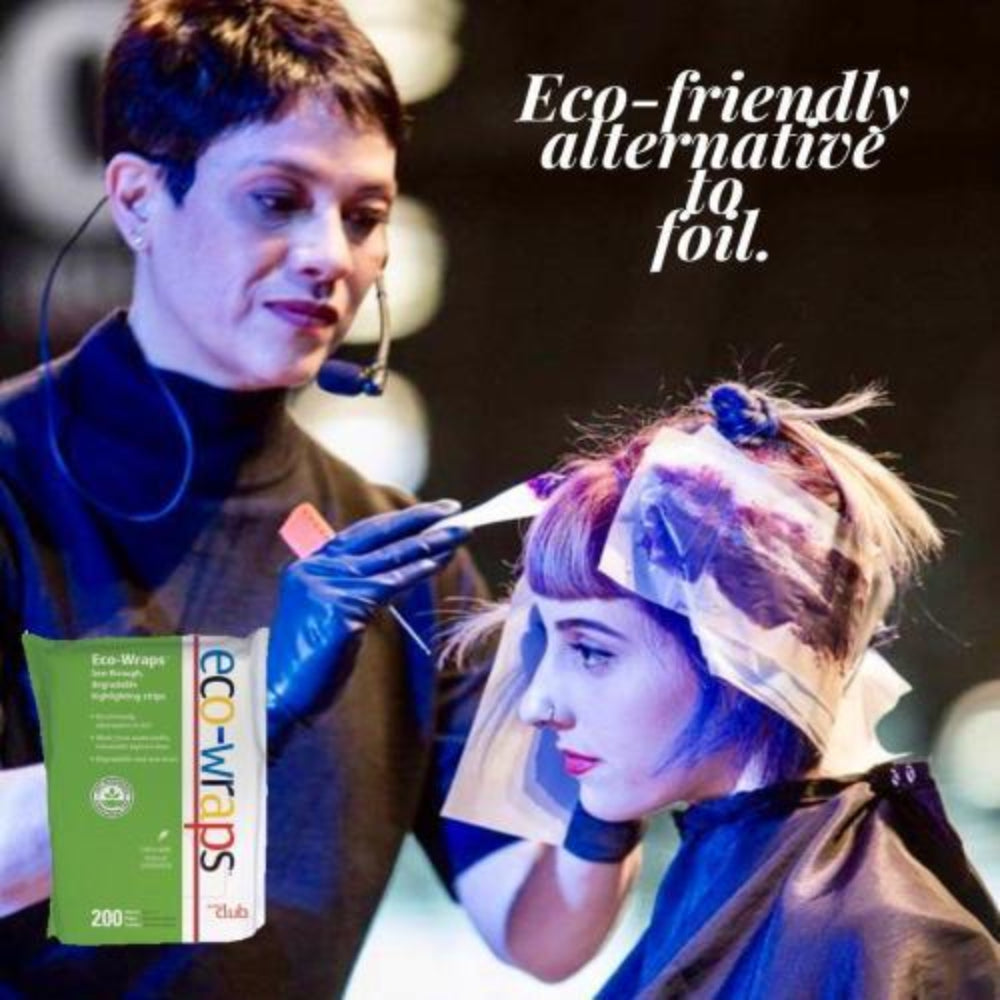 Eco-Wraps See-Through Degradable Highlighting Strips - 200 Sheets by Beauty Supply 123 Outlet