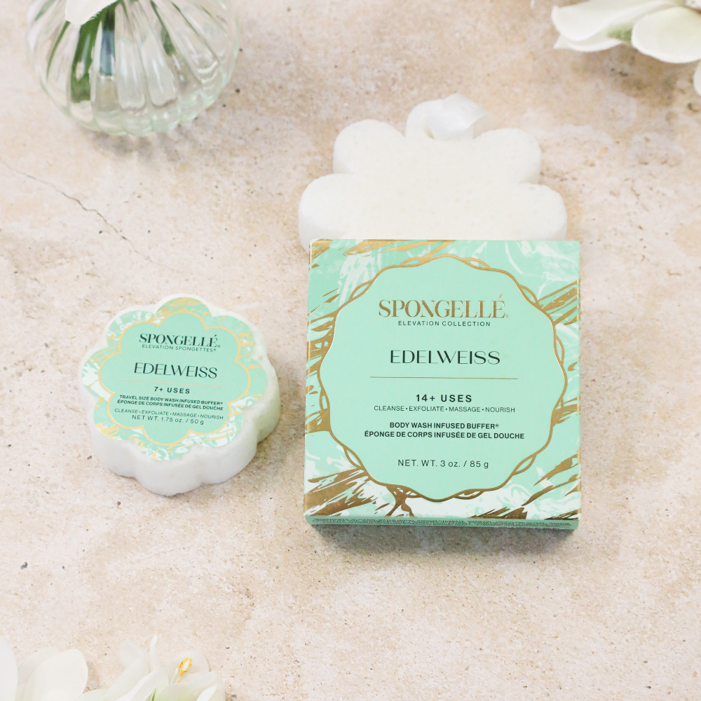 Edelweiss Body & Travel Buffer Set by Spongellé