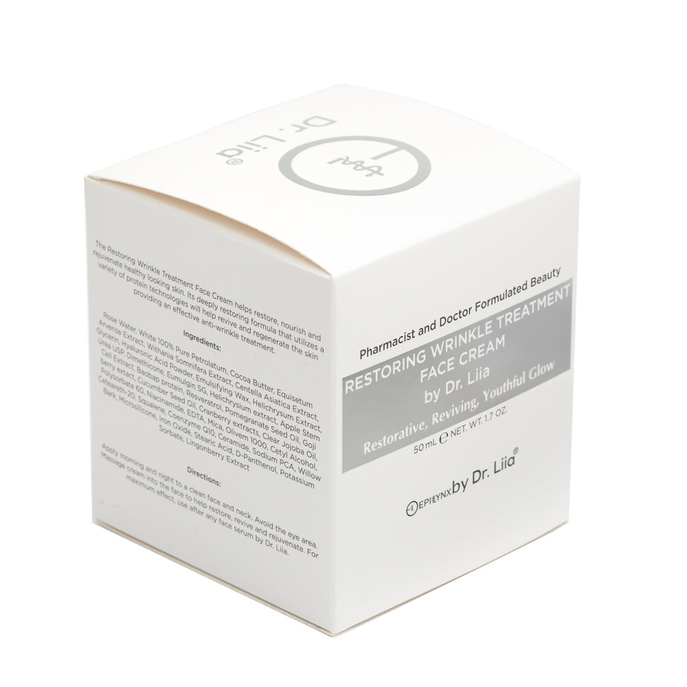 Restoring Wrinkle Treatment Face Cream – Vegan, Hypoallergenic, Gluten-Free Anti-Aging Formula by EpiLynx