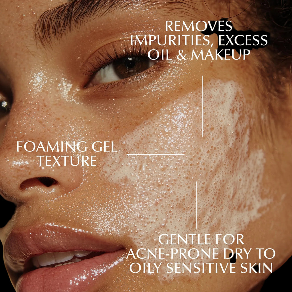 Gentle Foaming Facial Cleanser – Aloe, Apple & Ashwagandha for All Skin Types by EpiLynx