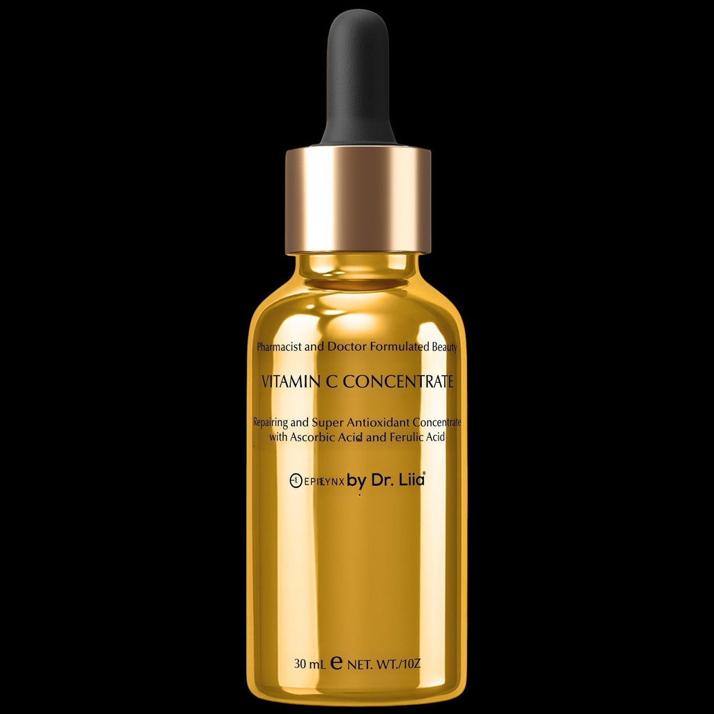 Brightening Vitamin C Glow Serum for Sensitive & Dry Skin – Vegan, Gluten-Free, Anti-Aging, Fragrance-Free by EpiLynx