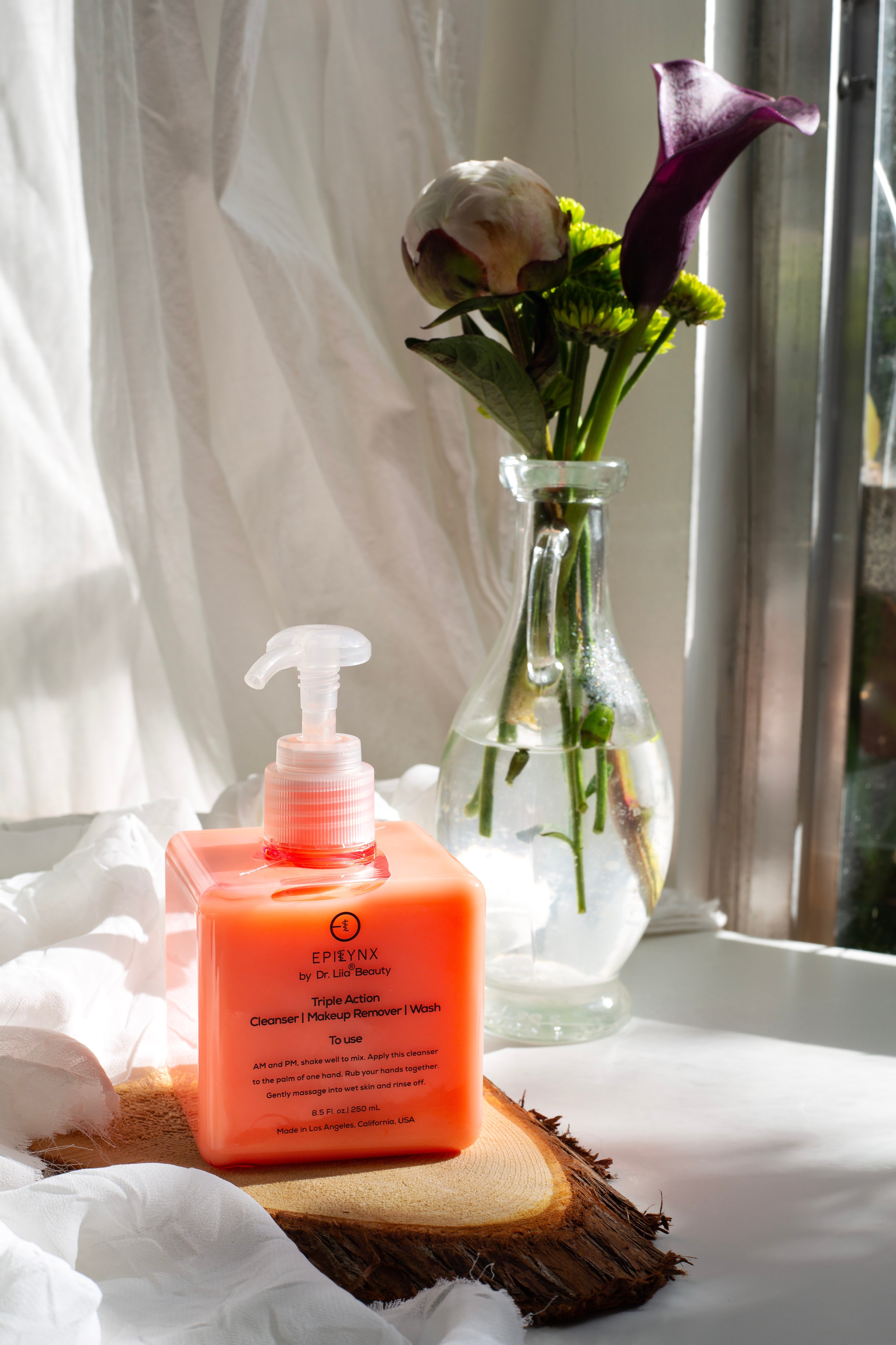 Gentle Hydrating Facial Cleanser – Aloe, Cucumber & Antioxidants (Nut-Free, Gluten-Free, Vegan) by EpiLynx