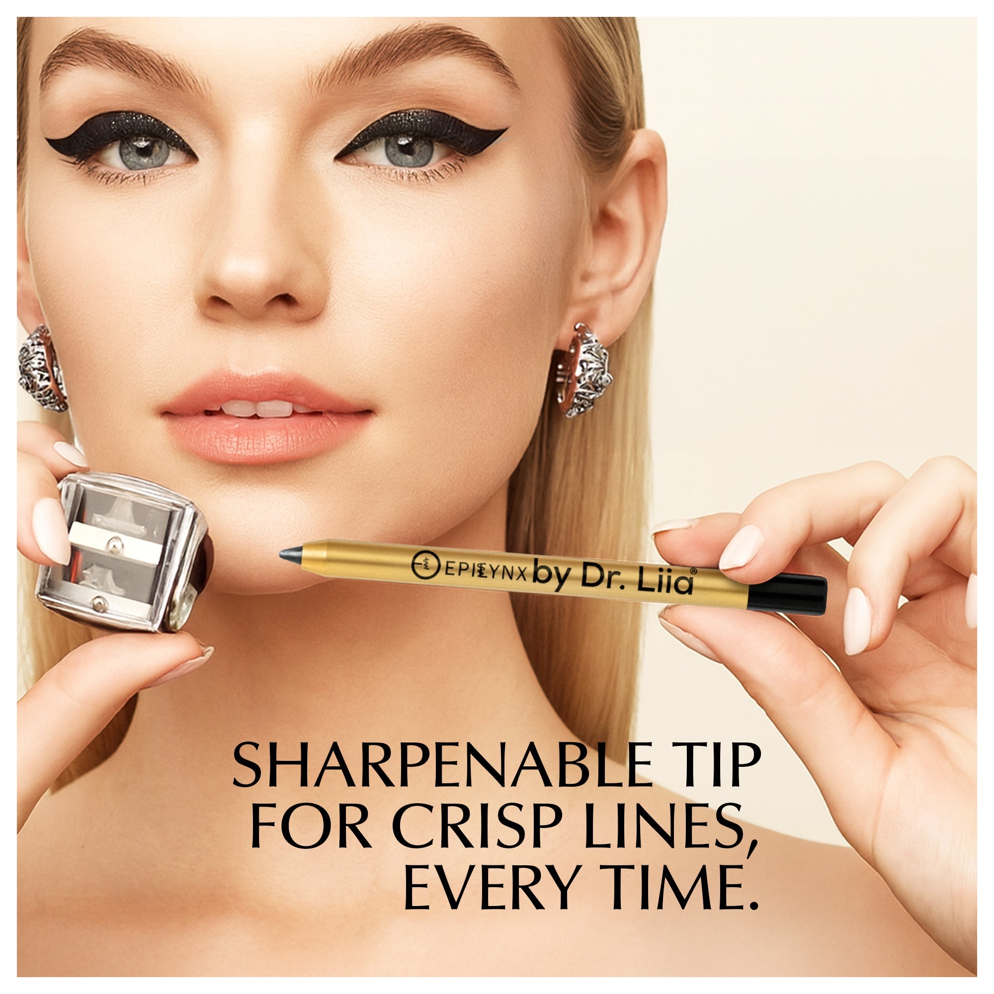 Soft-Glide Kajal Eyeliner Pen – Smudge-Resistant, Comfortable Wear for Sensitive Eyes by EpiLynx