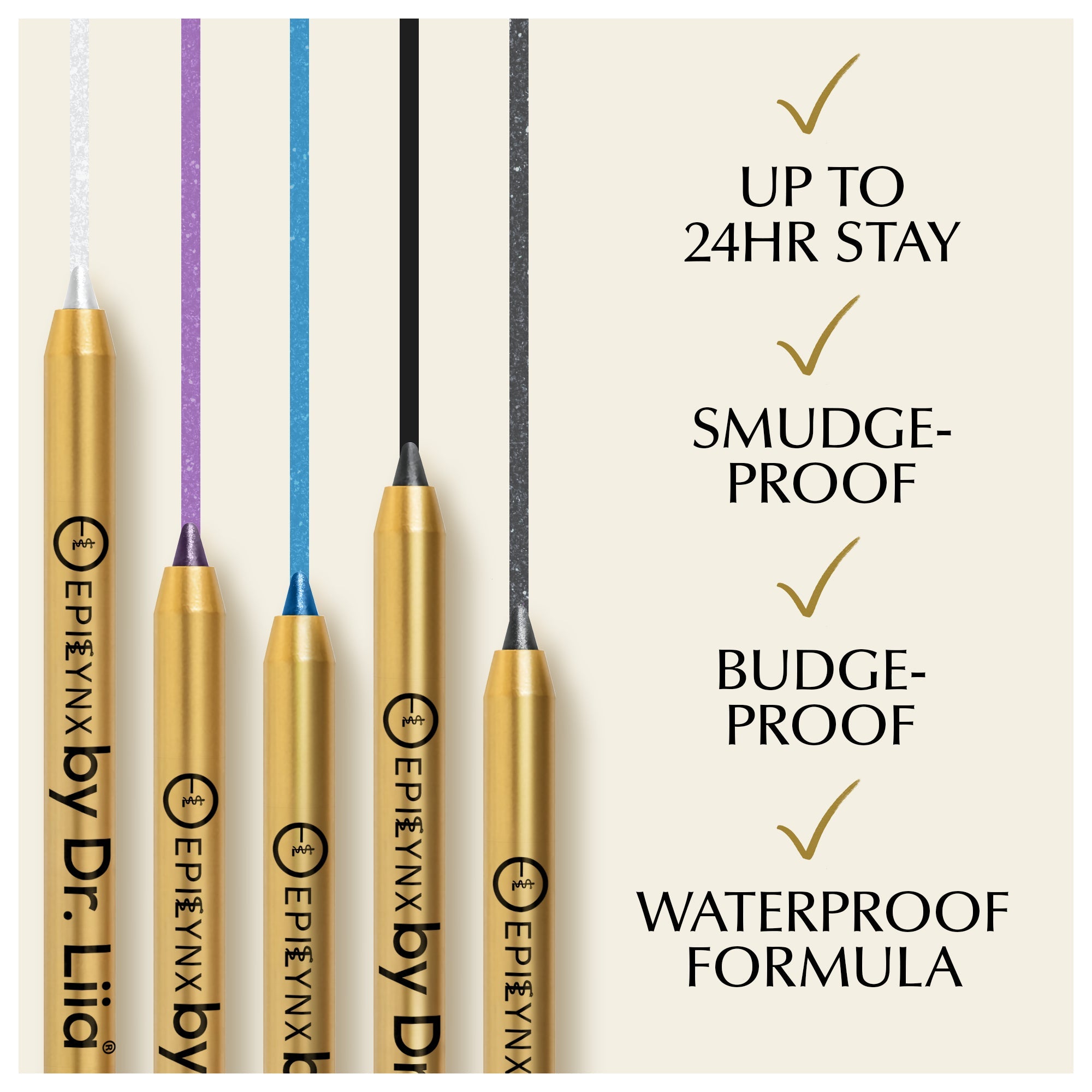 Soft-Glide Kajal Eyeliner Pen – Smudge-Resistant, Comfortable Wear for Sensitive Eyes by EpiLynx