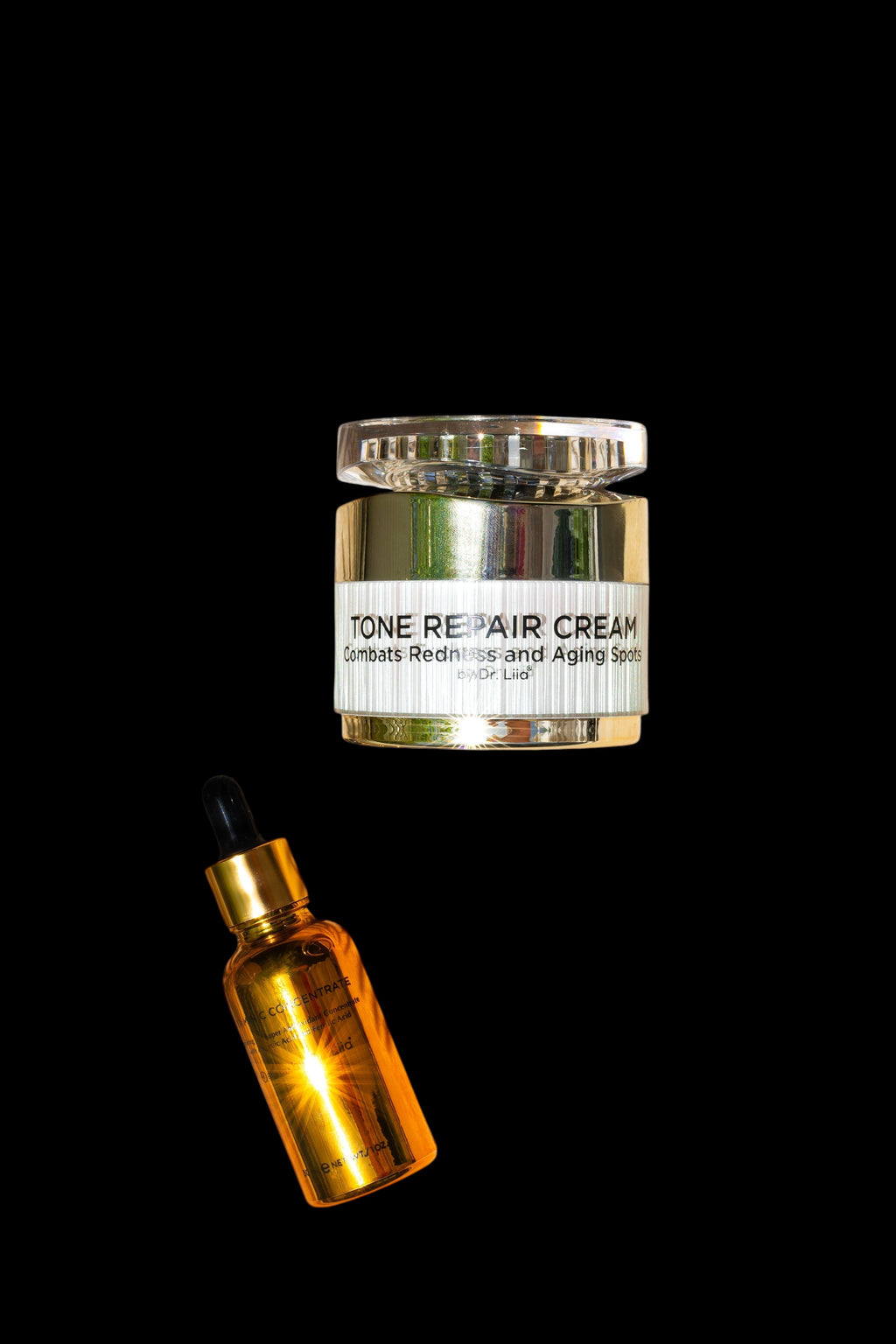Brightening Vitamin C & Tone Repair Cream Set – Vegan, Gluten-Free Dark Spot & Hyperpigmentation Duo by EpiLynx