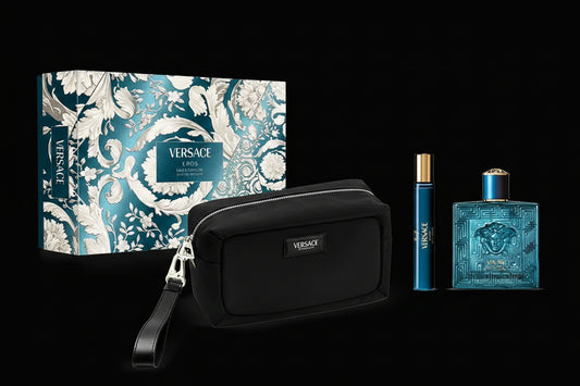Eros By Versace For Men 3Pcs Set EDP Spray by perfumesandrea