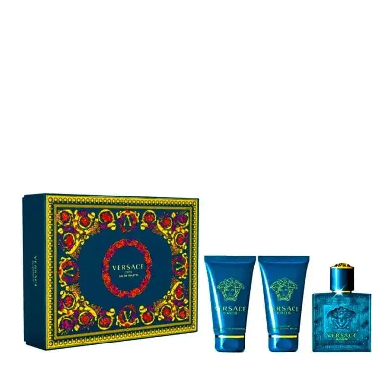 Eros By Versace For Men 3Pcs Set EDT Spray (1.7oz) by perfumesandrea
