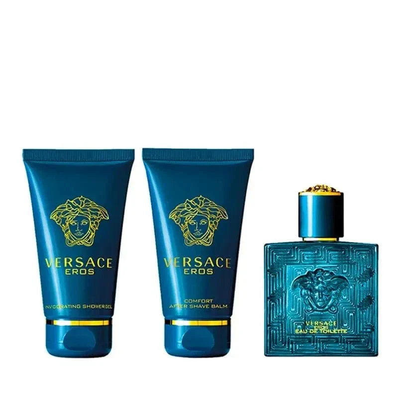 Eros By Versace For Men 3Pcs Set EDT Spray (1.7oz) by perfumesandrea