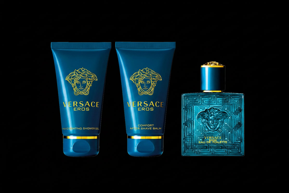 Eros By Versace For Men 3Pcs Set EDT Spray (1.7oz) by perfumesandrea