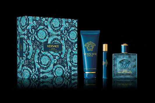 Eros By Versace For Men 3Pcs Set EDT Spray by perfumesandrea