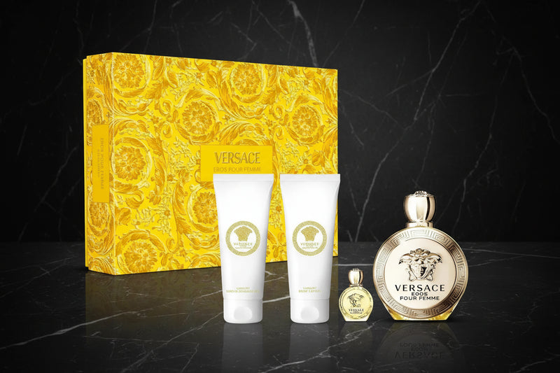 Eros By Versace For Women 4Pcs Set EDP Spray by perfumesandrea